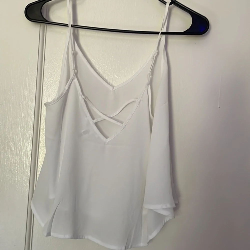 White Tank Top - Picture 2 of 3